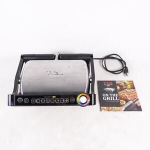 T-Fal OptiGrill 8351s1 Automatic Sensor Indoor Meat Grill Cooker Cooktop Cooking